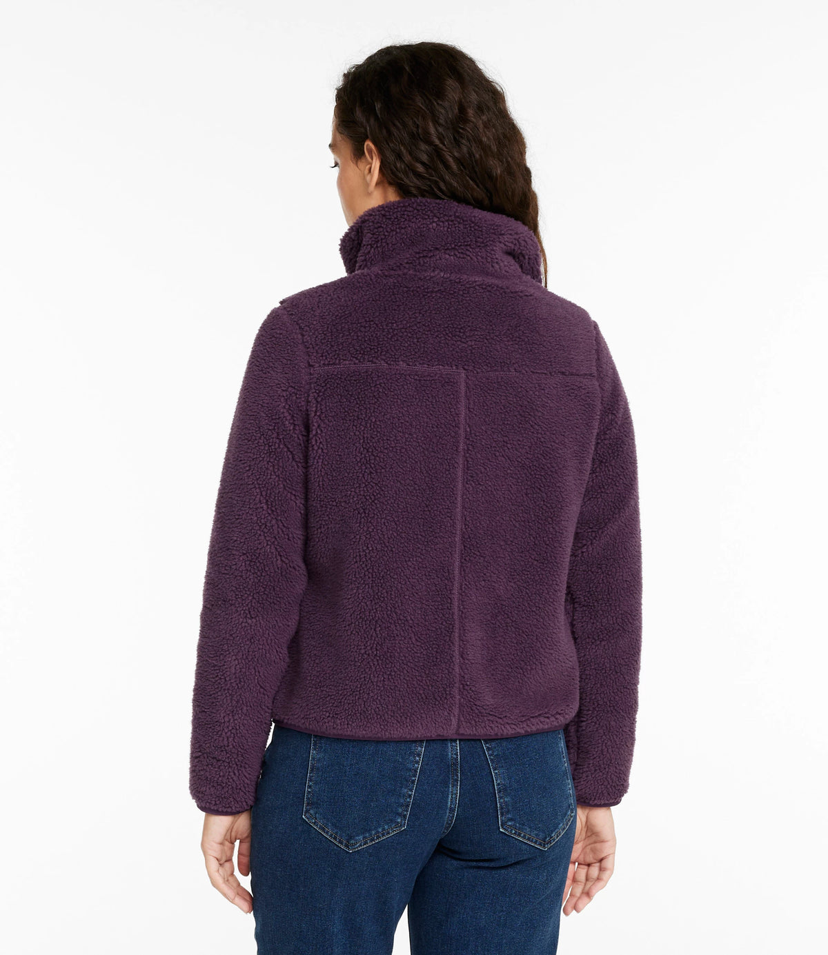 Women's Sherpa Fleece Jacket - Teal