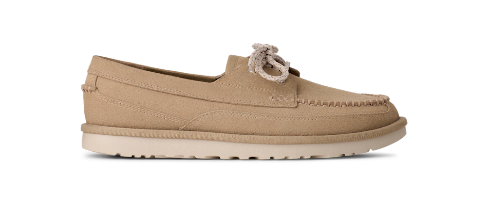 Men's Suede Boat Shoe - Sand