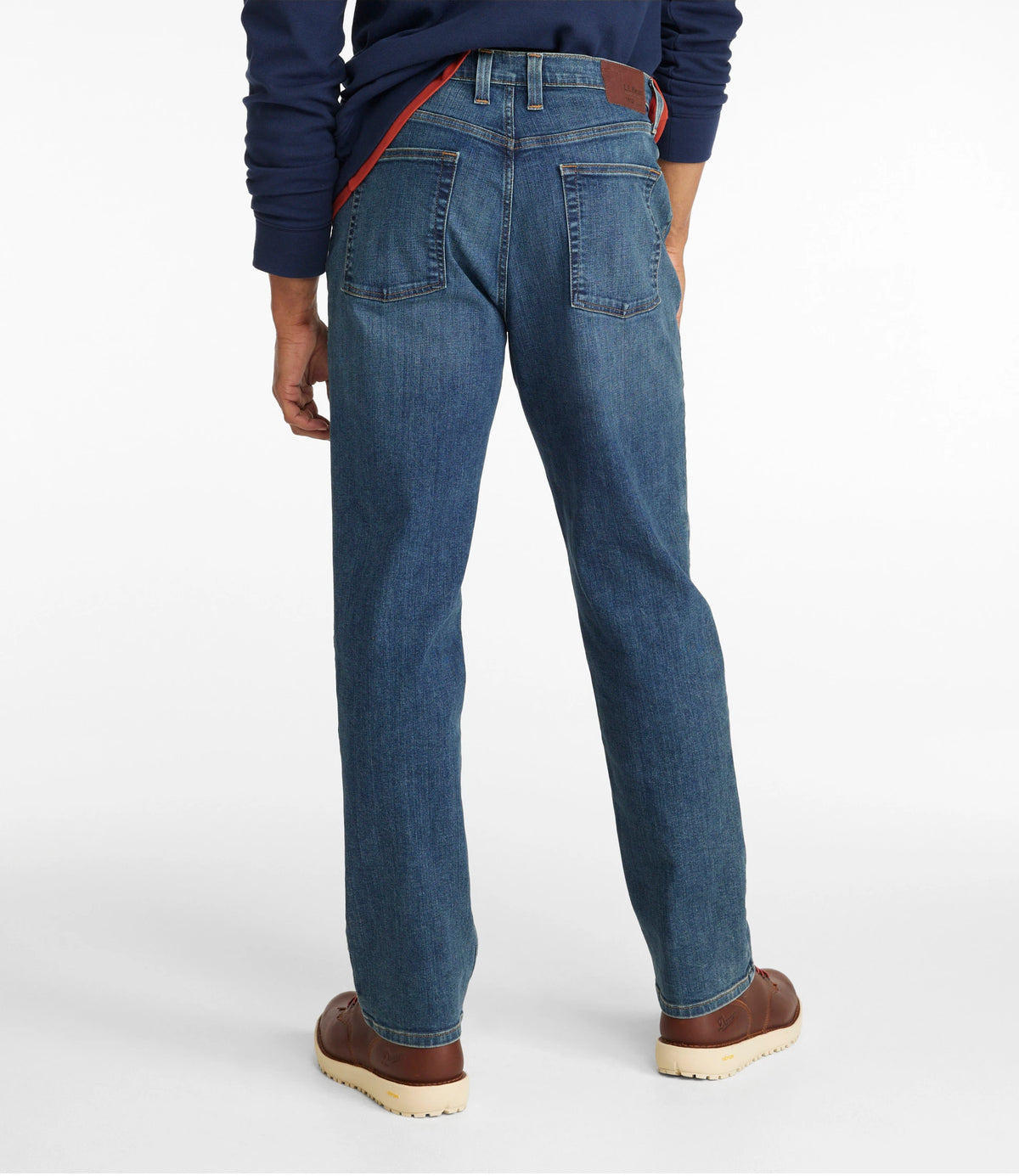 Men's Stretch Straight-Leg Jeans - Tan