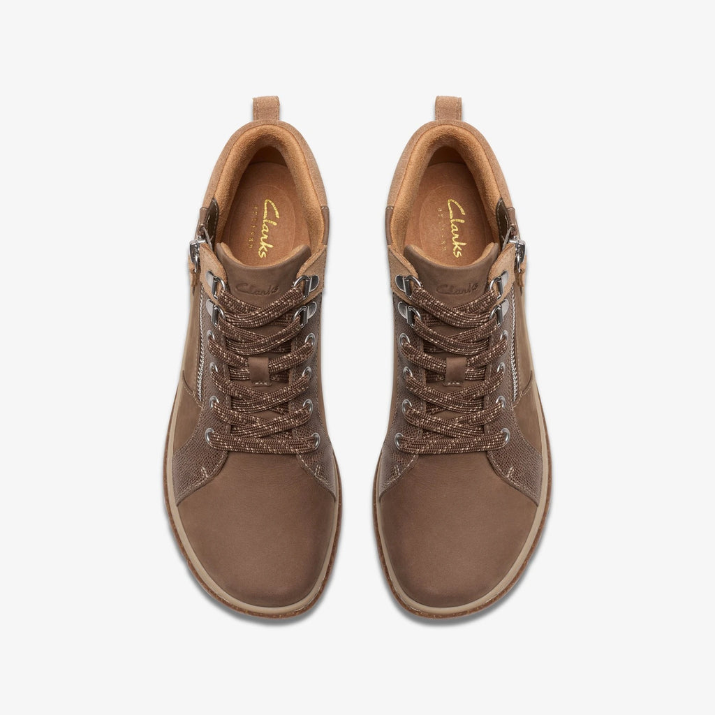 Waterproof Nubuck Trainer Boot - Dark Sand