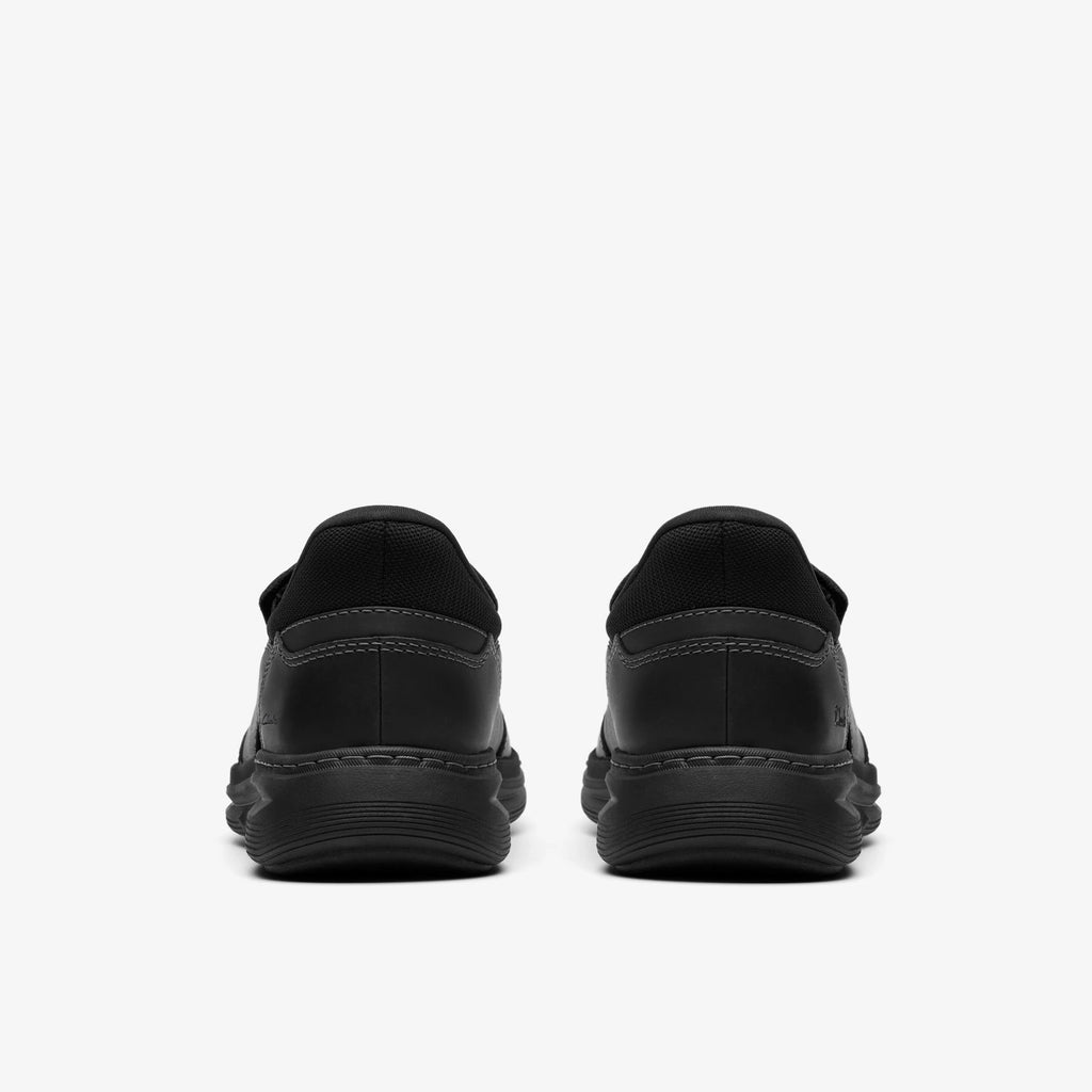 Men's Tumbled Leather Slip-On Shoe - Black
