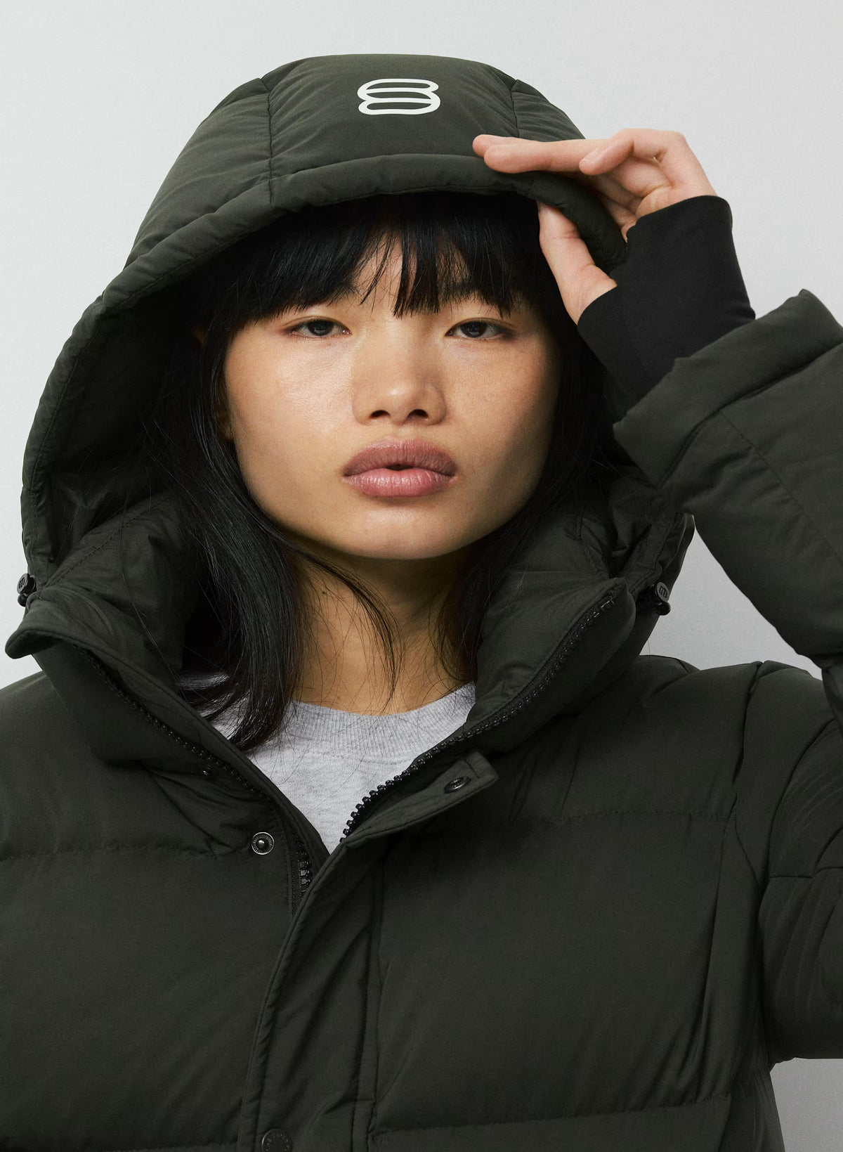 Short Down Puffer Jacket - Blue