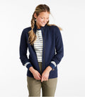Women's Quilted Full-Zip Sweatshirt - Sea Green