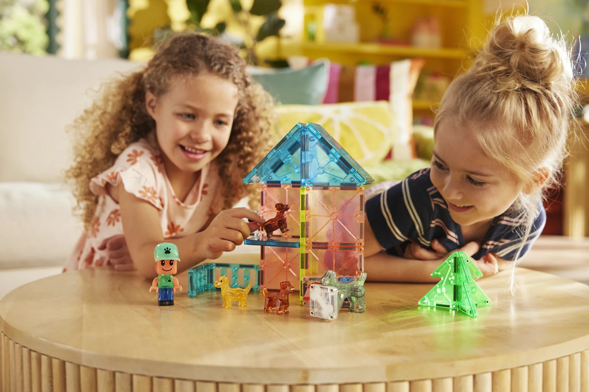 27-Piece Dog Park Magnetic Building Set