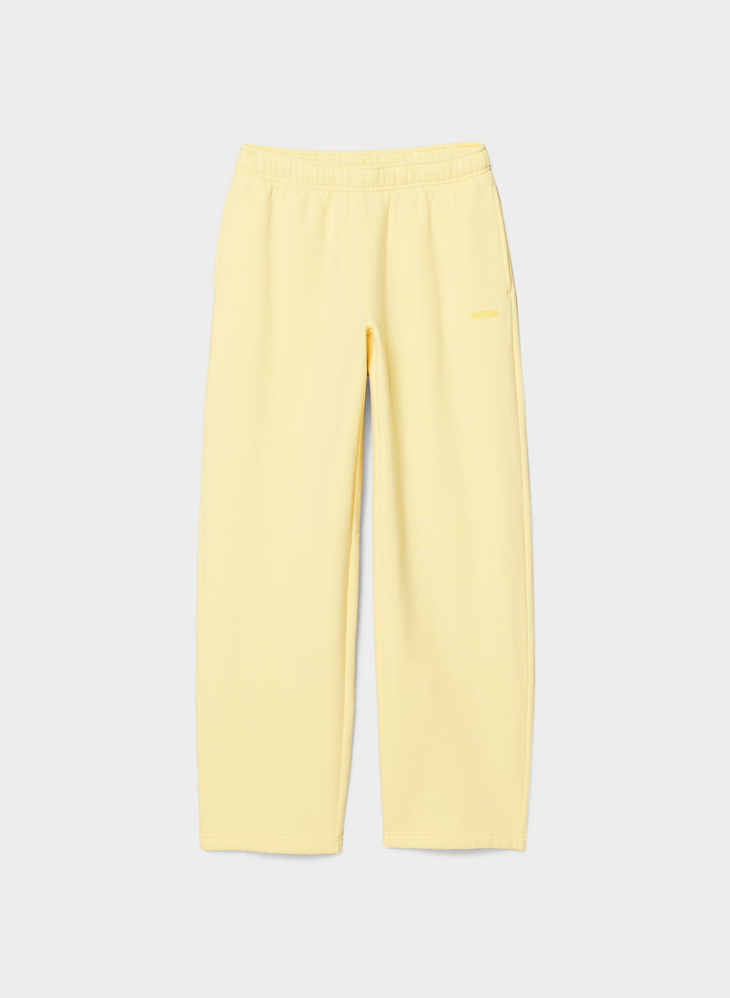 Straight-Leg Fleece Sweatpants - Yellow