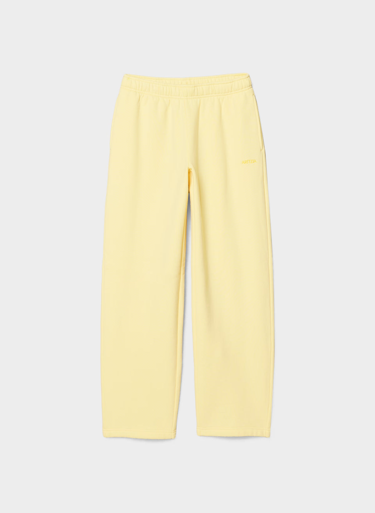 Straight-Leg Fleece Sweatpants - Yellow
