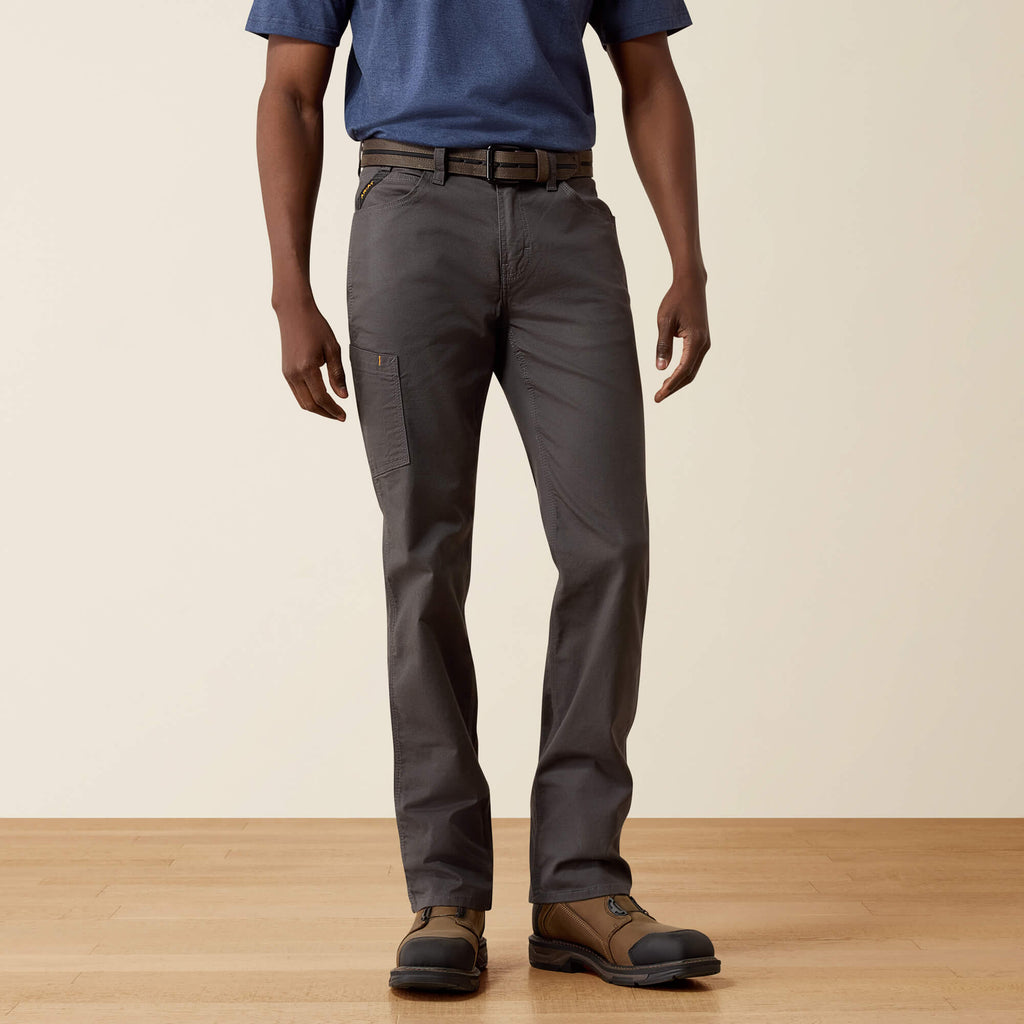 Men's Slim Stretch Canvas Work Pants - Gray