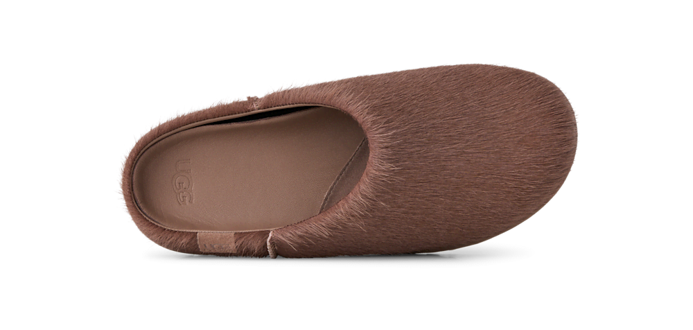 Women's Calf Hair Clog - Black