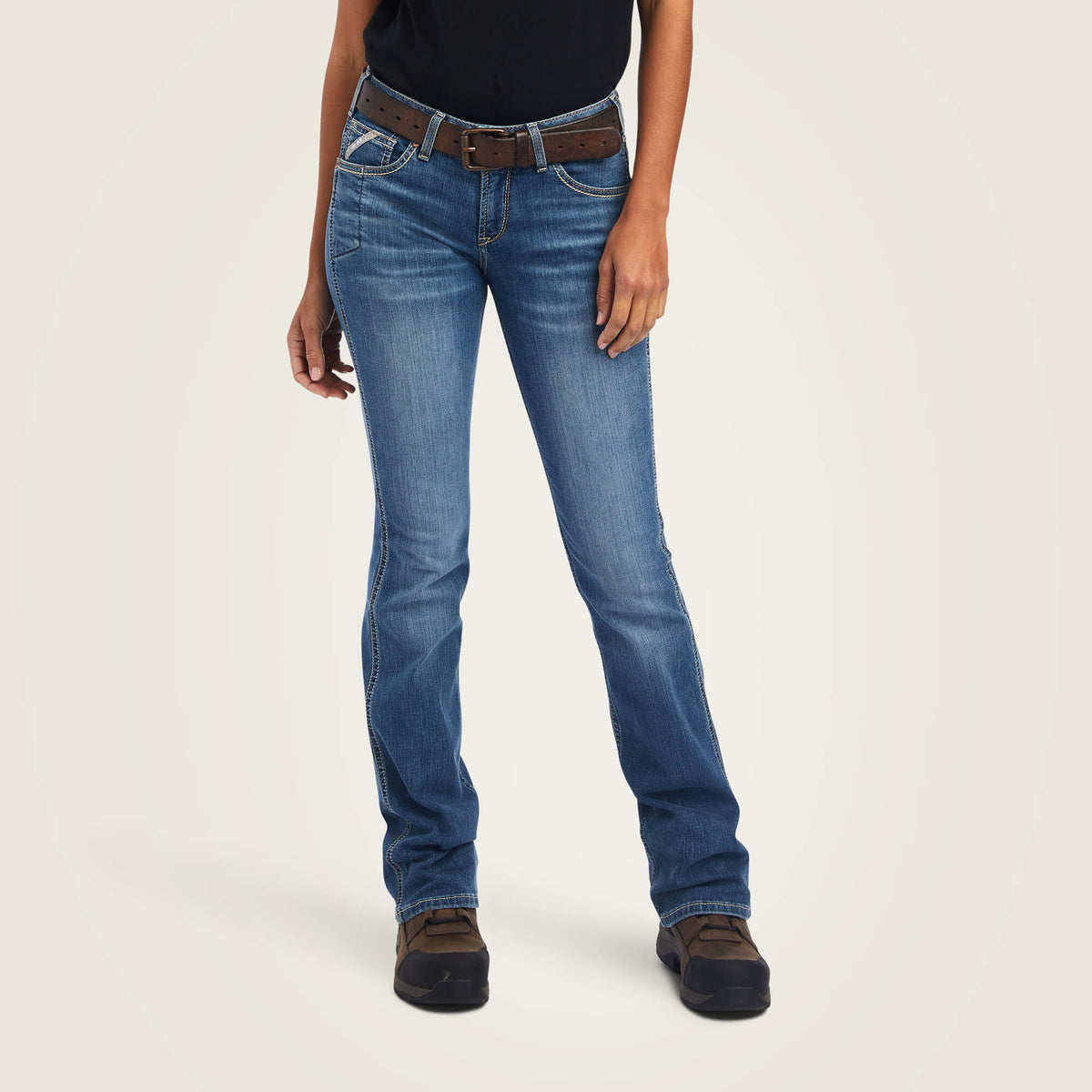 Women's Stretch Bootcut Work Jeans - Malibu