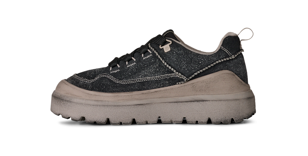 Men's Distressed Suede Sneaker - Chestnut