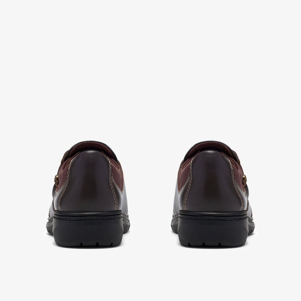 Women's Leather Slip-On Mule - Dark Brown