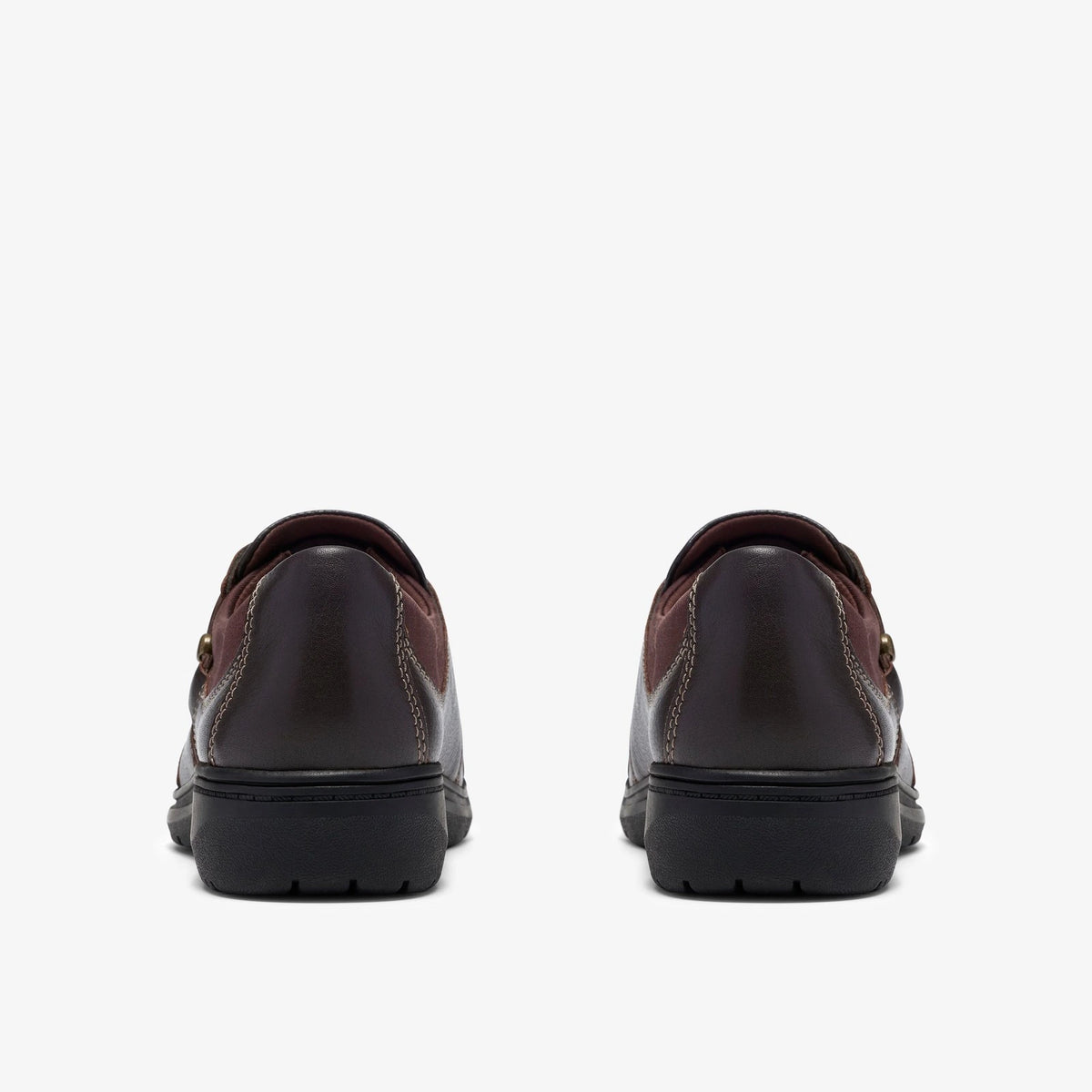 Women's Leather Slip-On Mule - Dark Brown