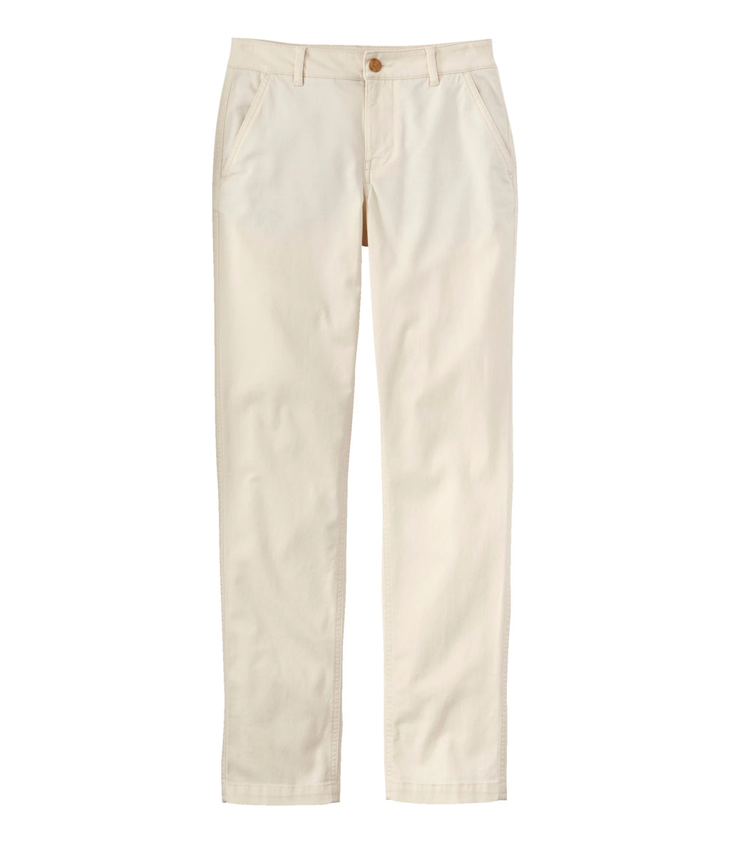 Women's Stretch Straight-Leg Chino Pants - Stone