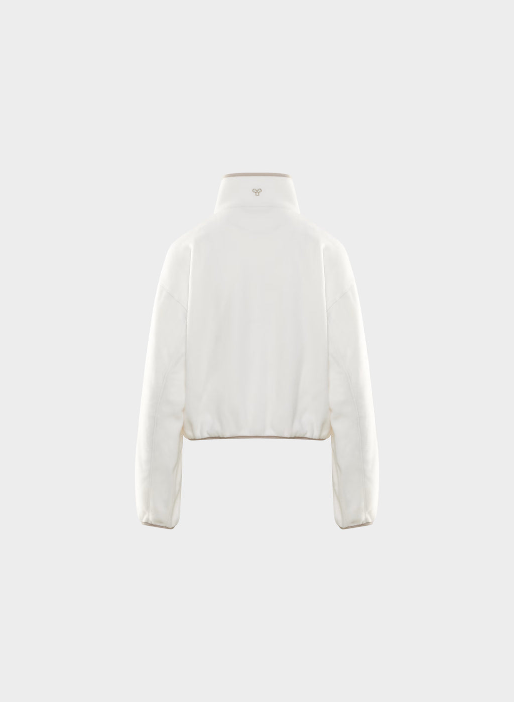 Oversized Half-Zip Microfleece Pullover - Gray