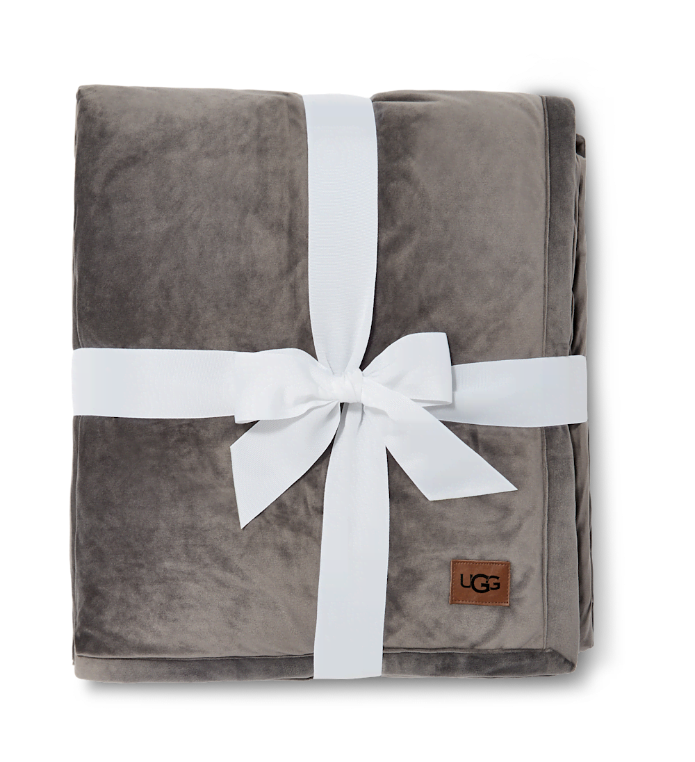 Reversible Sherpa Fleece Throw