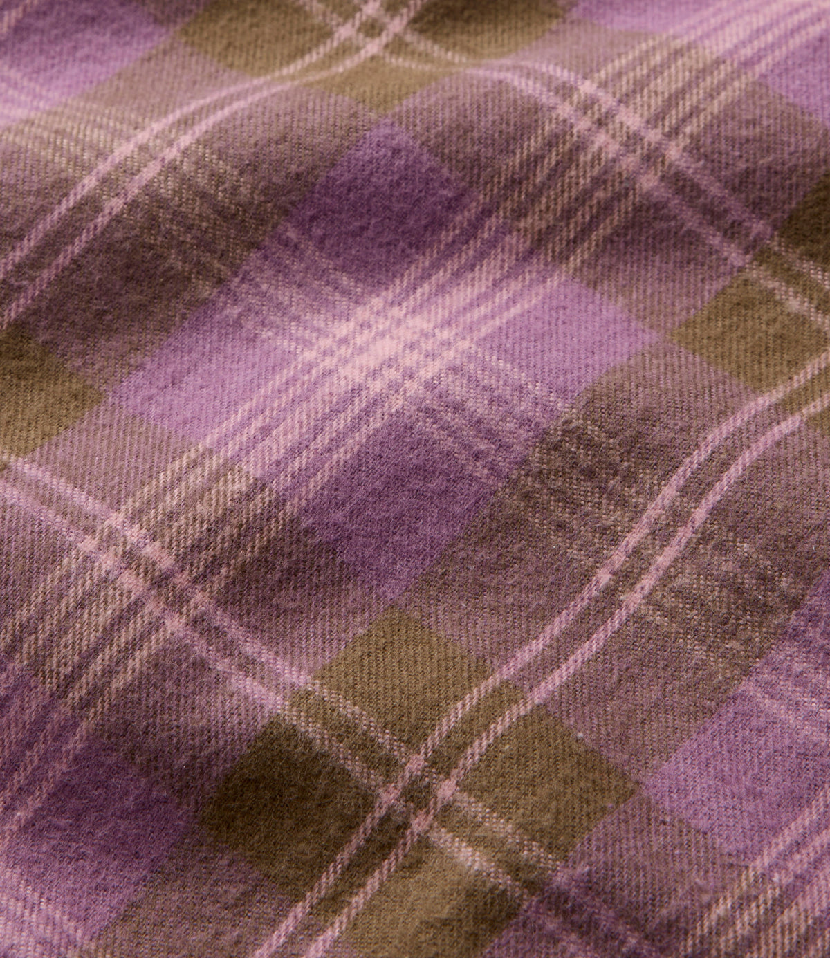 Women's Cotton Flannel Shirt - Indigo Plaid