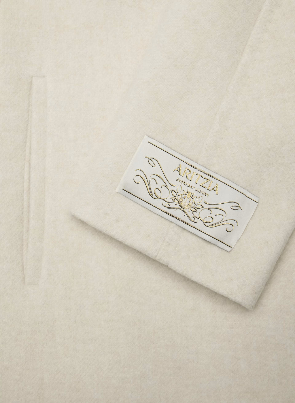 Double-Breasted Wool Cashmere Coat - Herringbone