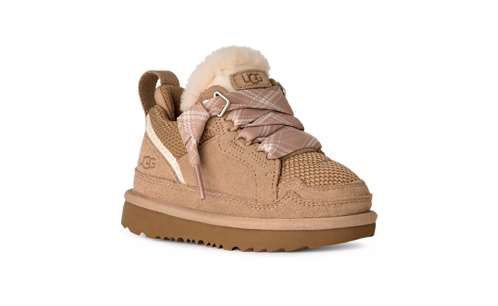 Toddler Suede and Mesh Sneaker - Brown