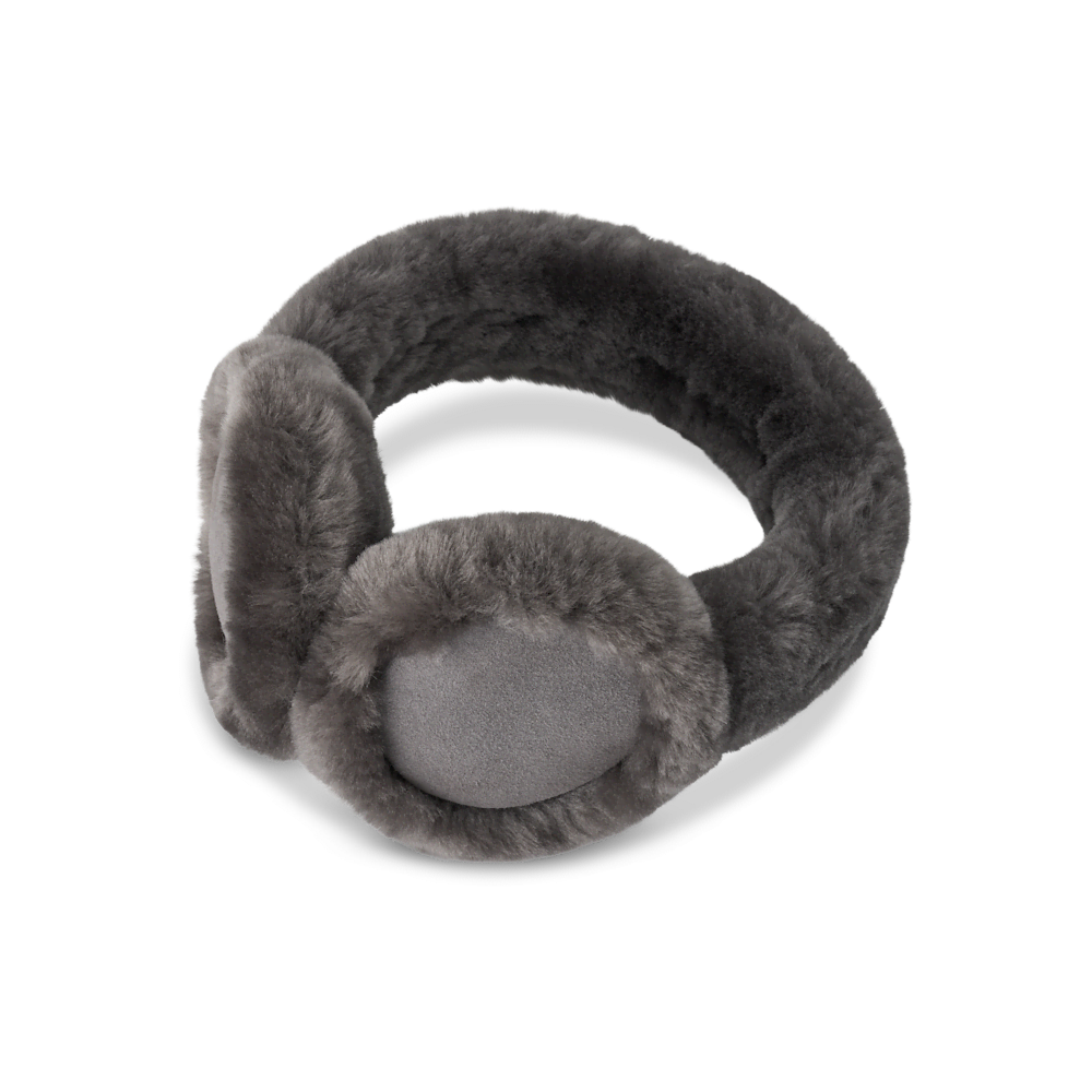 Shearling Earmuffs - Black