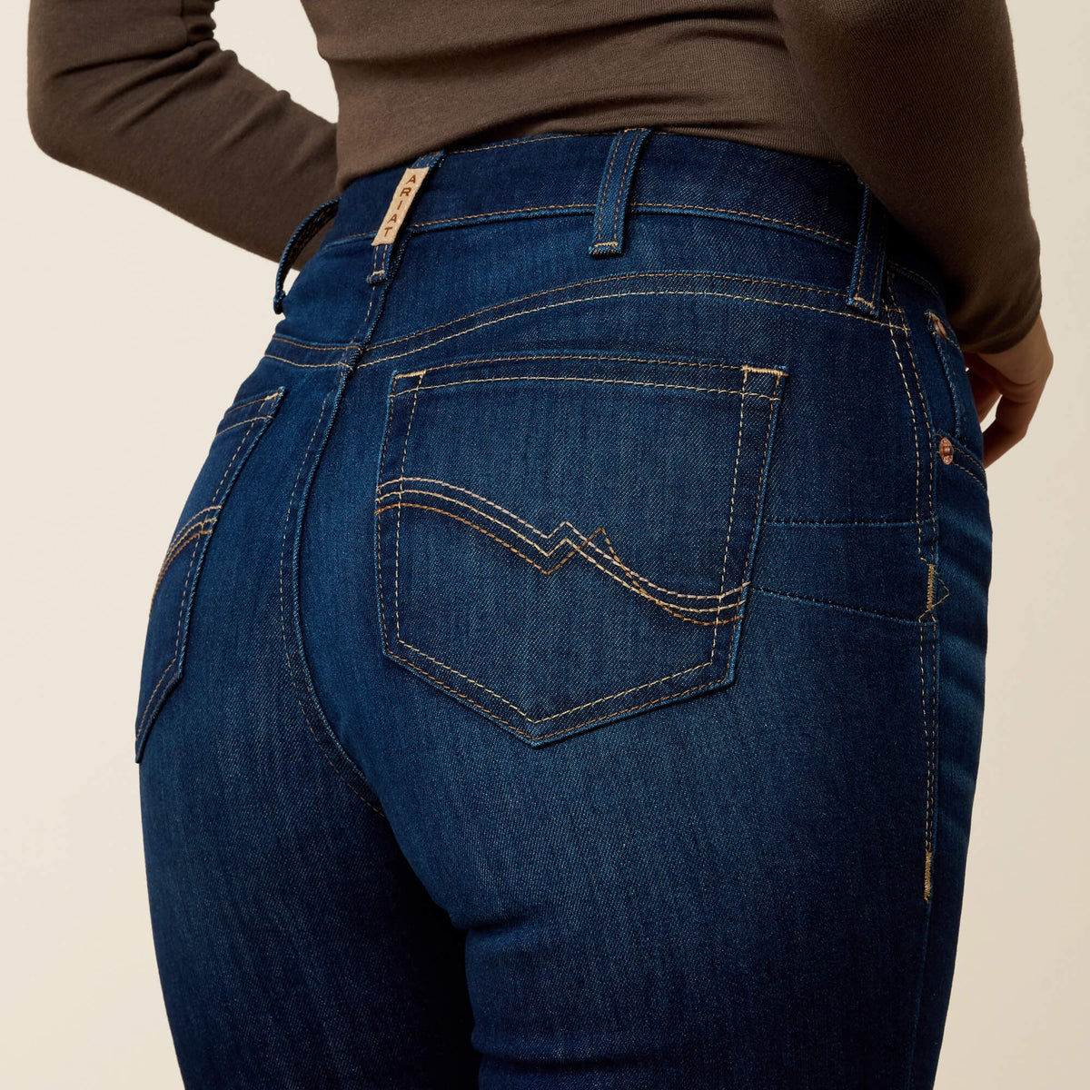 Women's High Rise Bootcut Stretch Jeans - Blue
