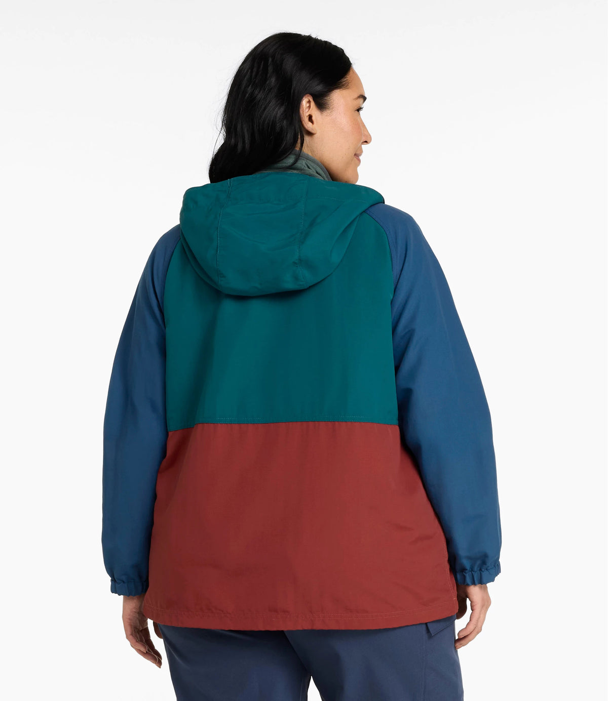 Women's Hooded Windbreaker Jacket - Green