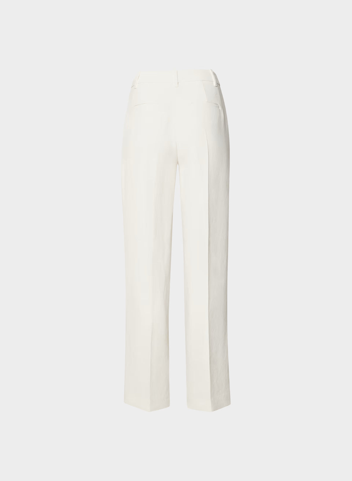 High-Rise Wide-Leg Crepe Trousers - Sand