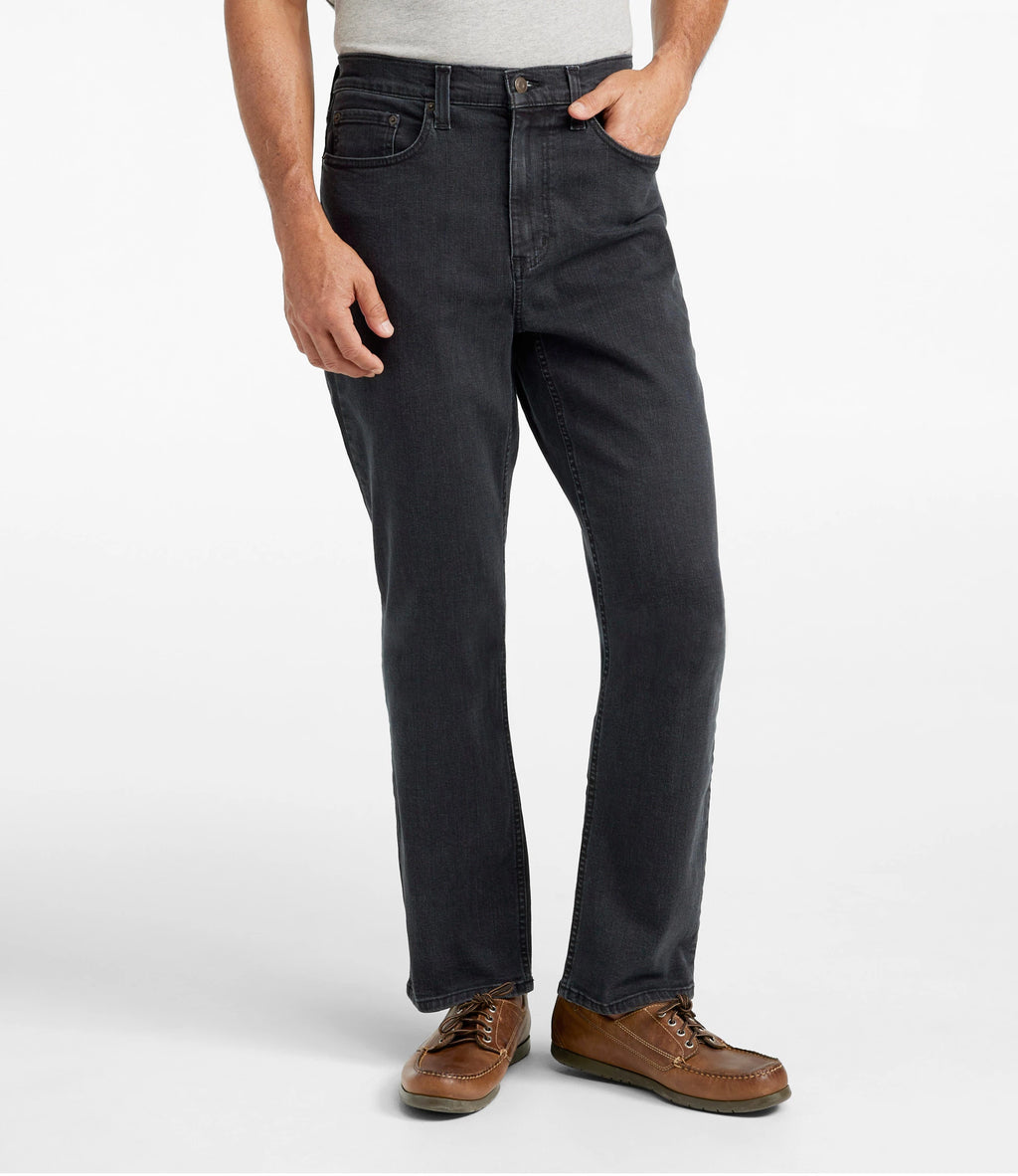 Men's Stretch Straight-Leg Jeans - Tan