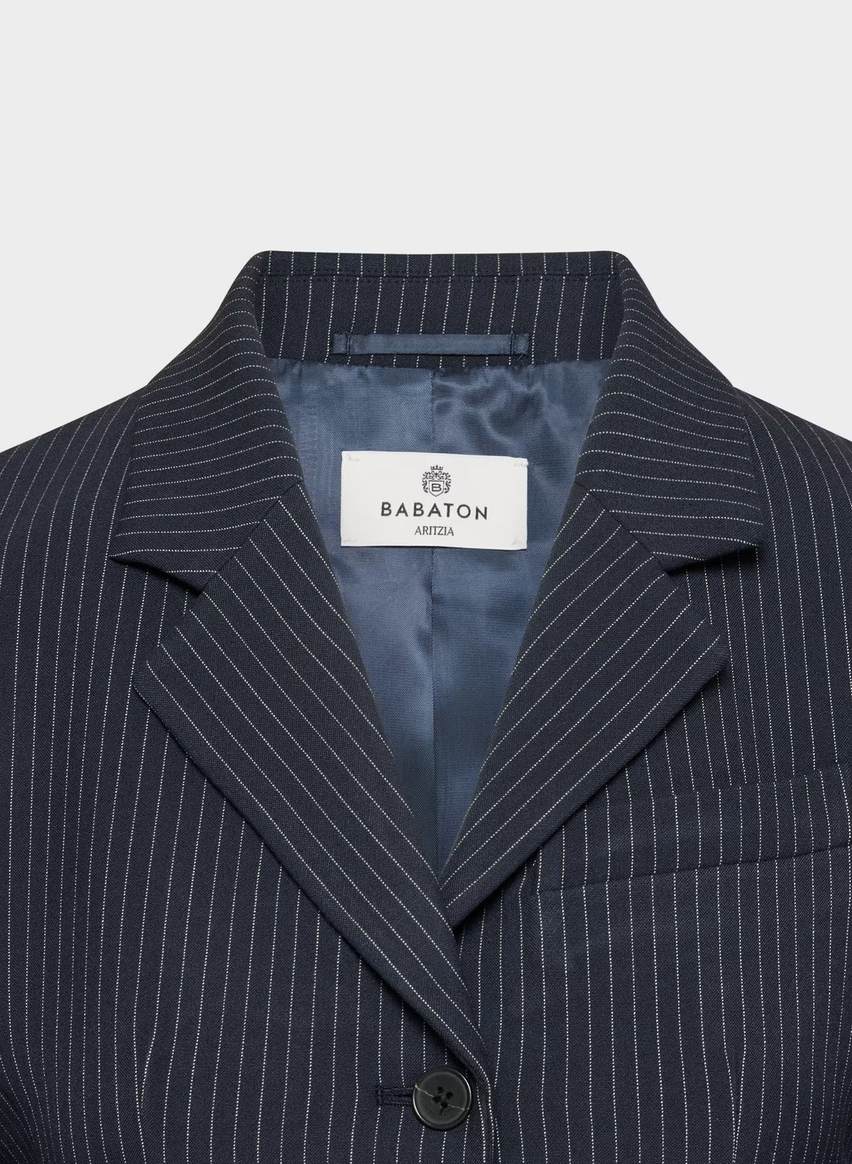 Single-Breasted Stretch Blazer - Brown Check