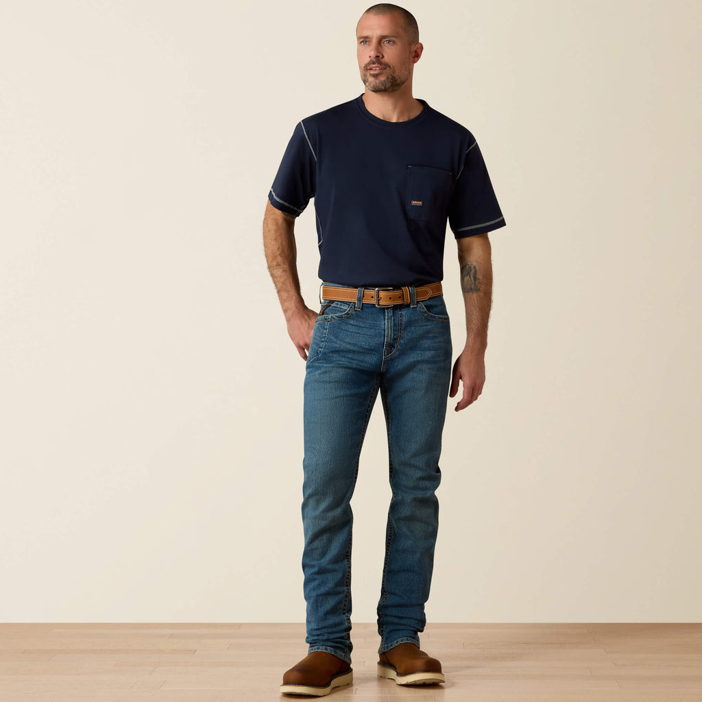 Men's Extra-Slim Stretch Work Jeans - Rico