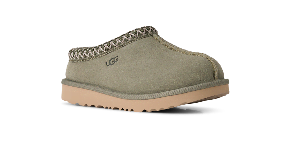Kids' Suede Slip-On Slipper - Chestnut