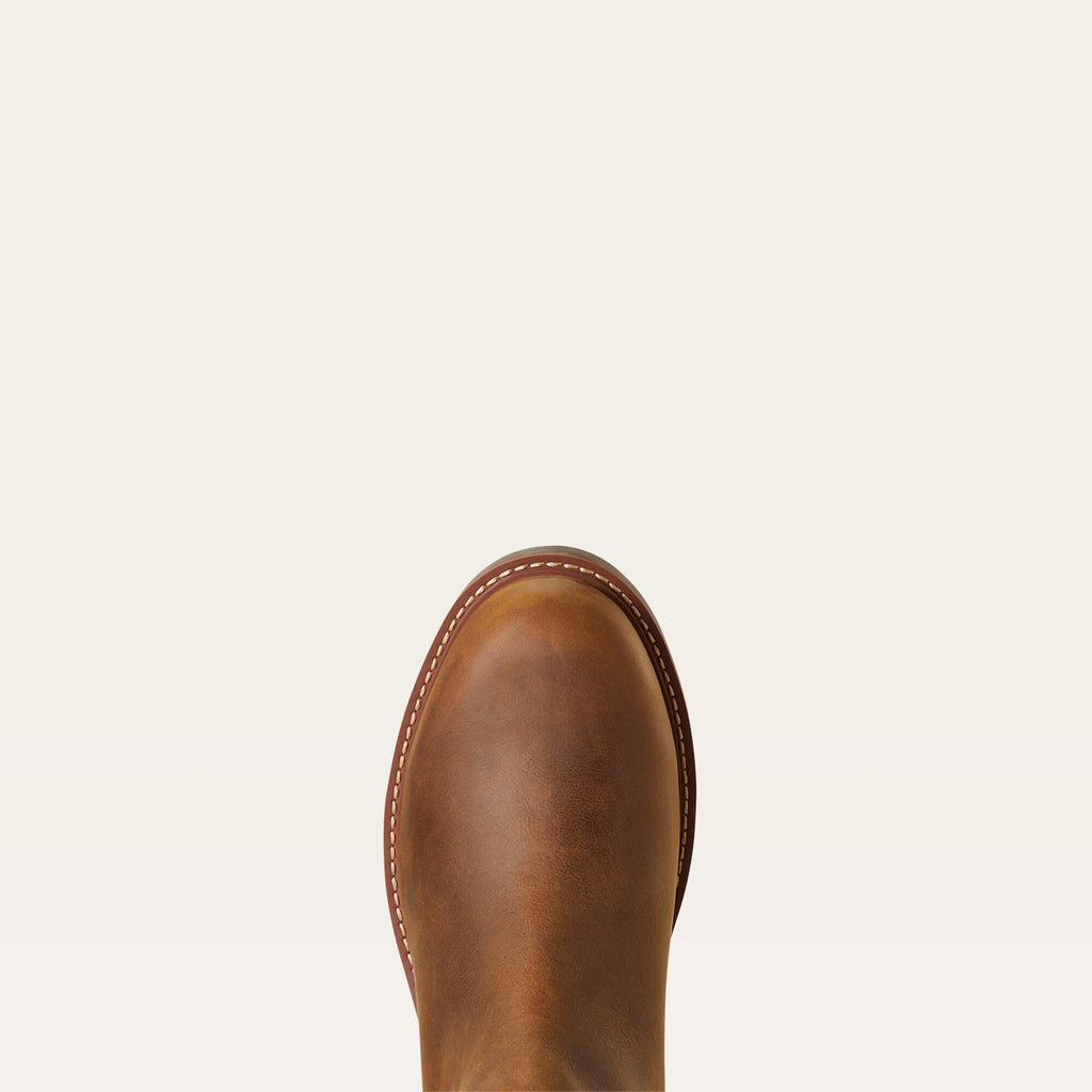 Waterproof Leather Chelsea Boot - Brown