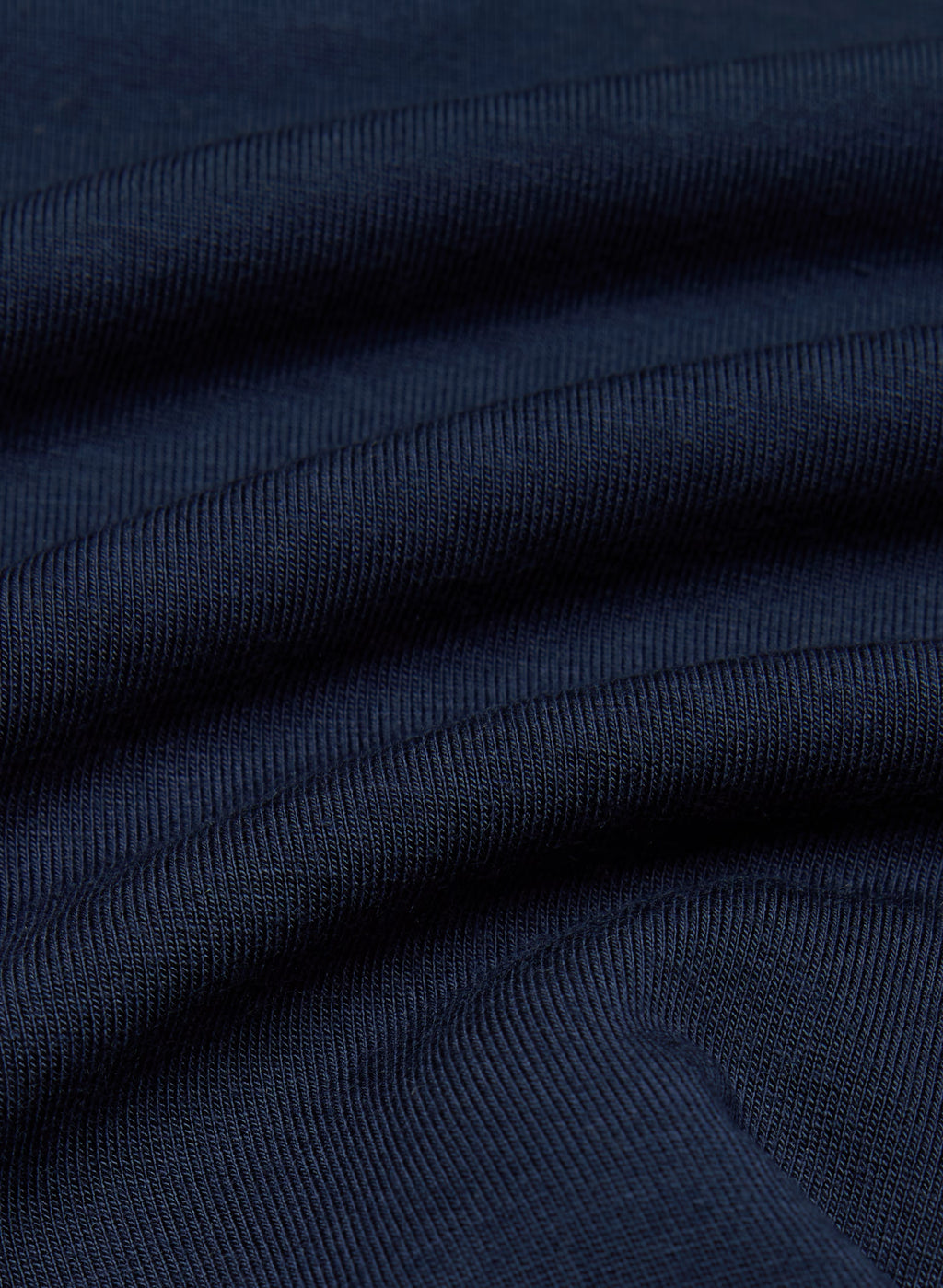Long-Sleeve Modal Wrap Top - Navy