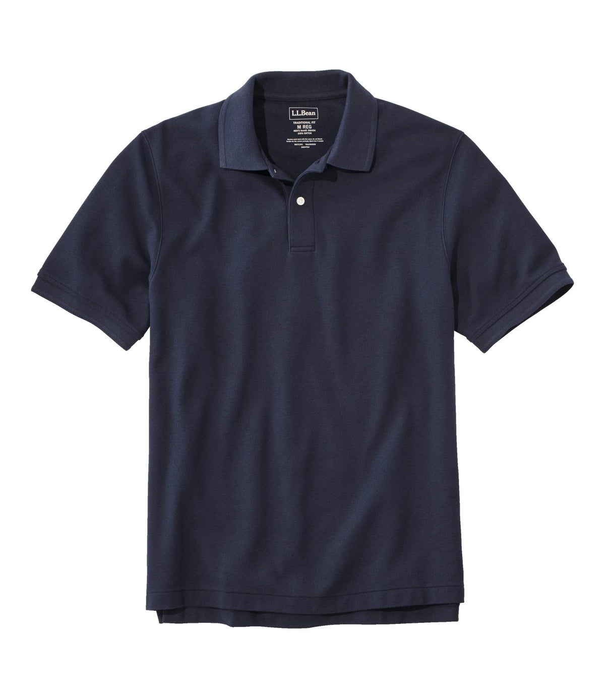 Men's Cotton Piqué Polo Shirt - Black