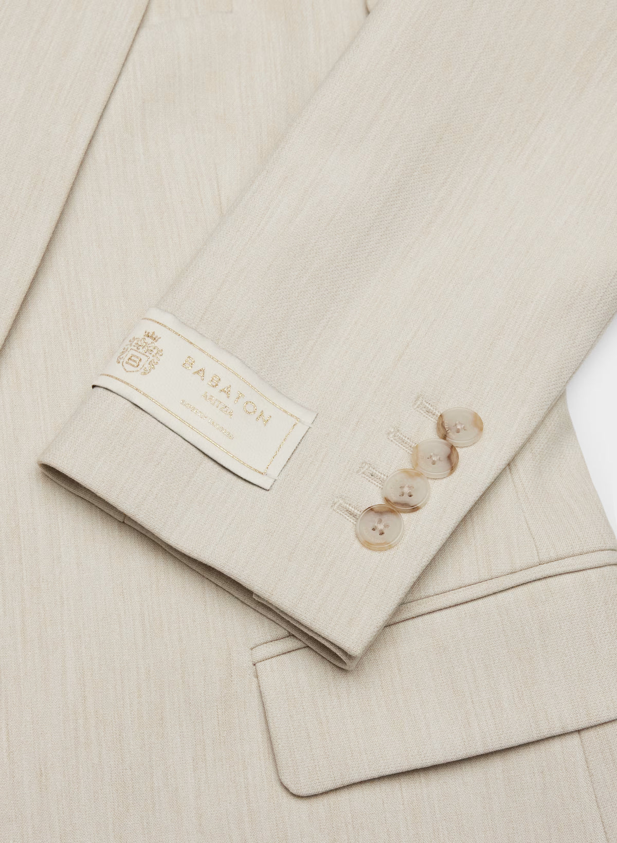 Single-Breasted Stretch Blazer - Check
