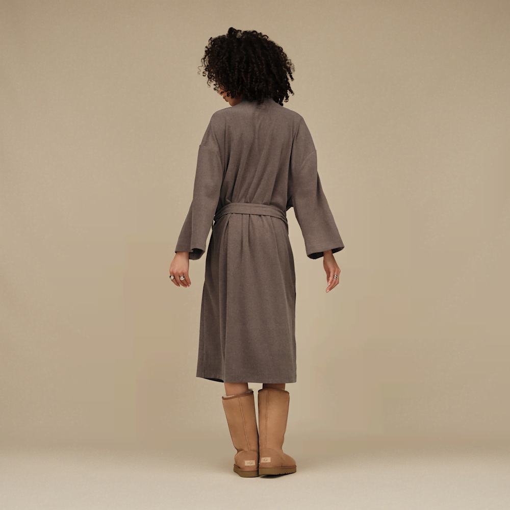 Men's Recycled Knit Belted Robe