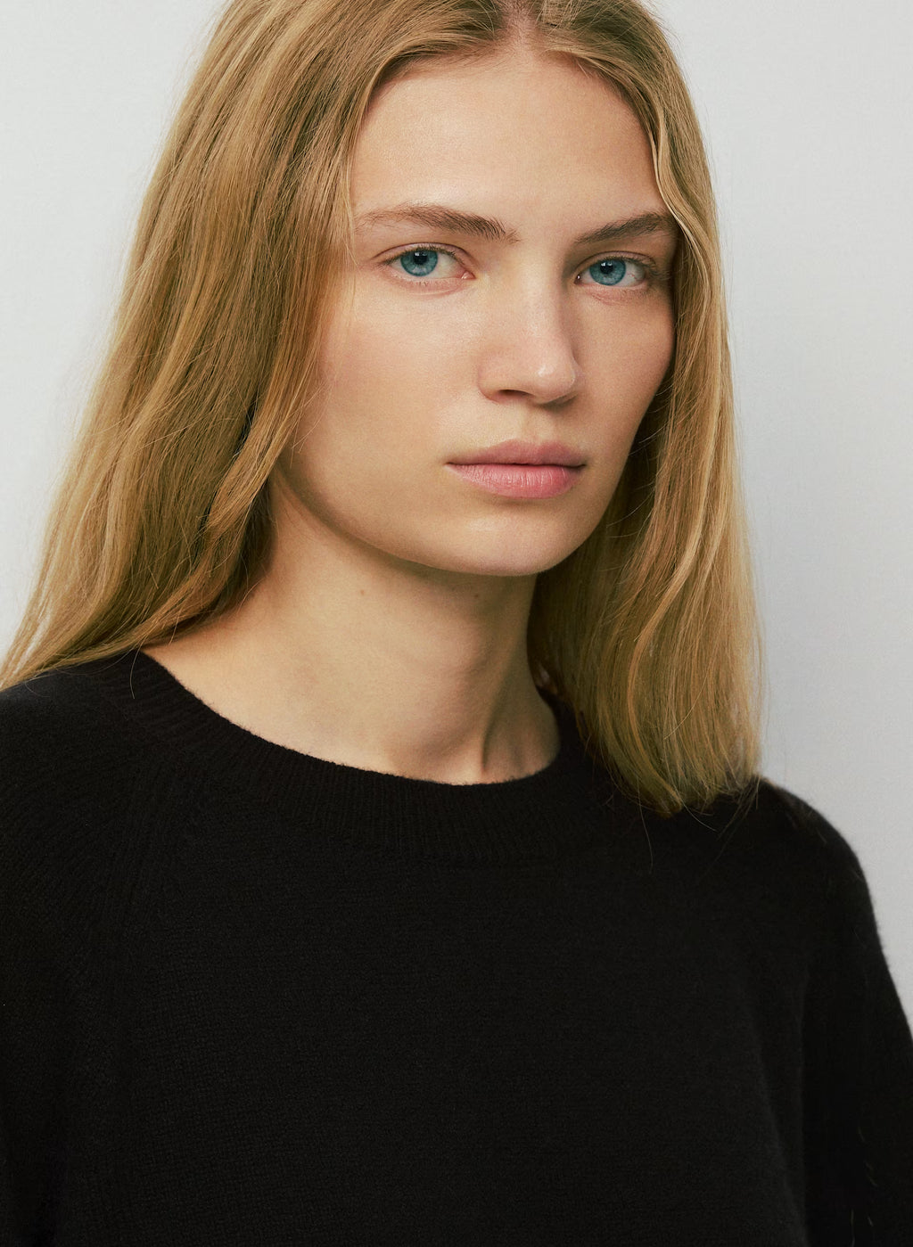 Wool Cashmere Raglan Sweater - Olive