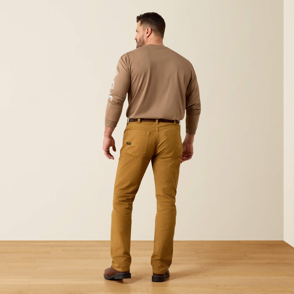 Men's Relaxed Stretch Canvas Work Pants - Khaki