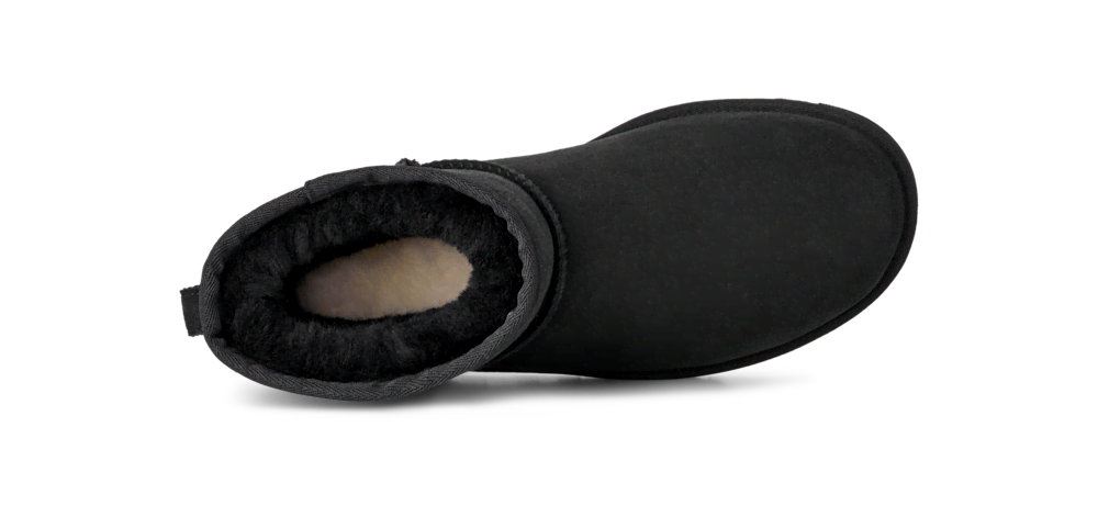 Men's Sheepskin Mini Boot - Black