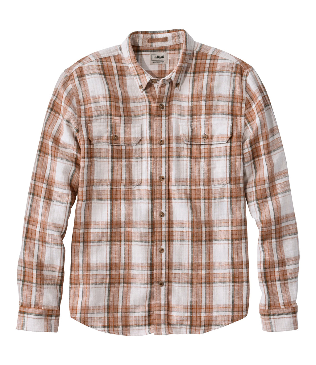 Men's Brushed Cotton Flannel Shirt - Barley