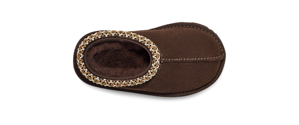 Toddler Suede Slip-On Slipper - Black
