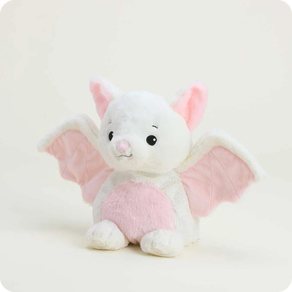 White Bat Microwavable Plush