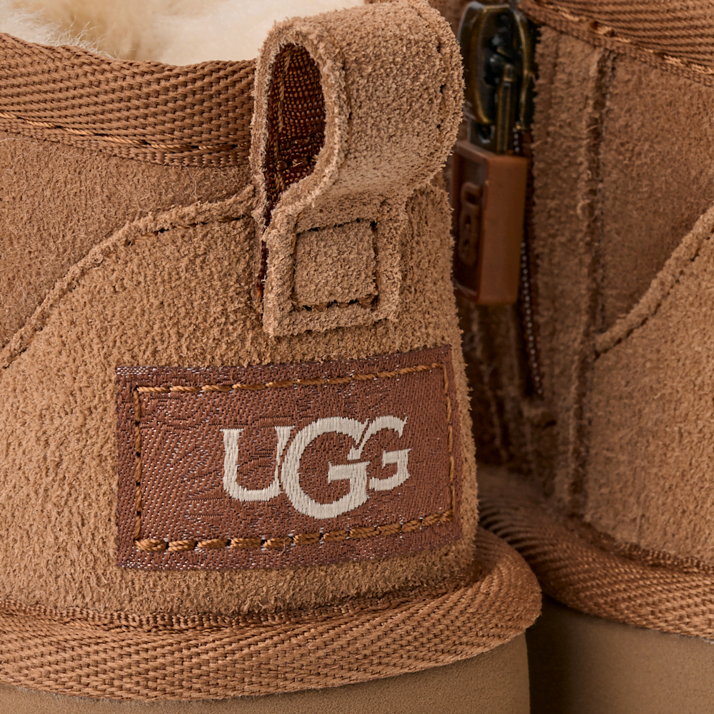 Toddler Sheepskin Mini Boot - Chestnut
