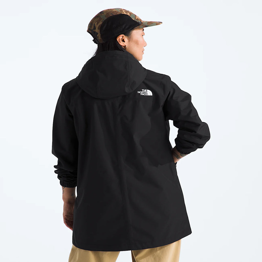Women's Waterproof Rain Parka - Black
