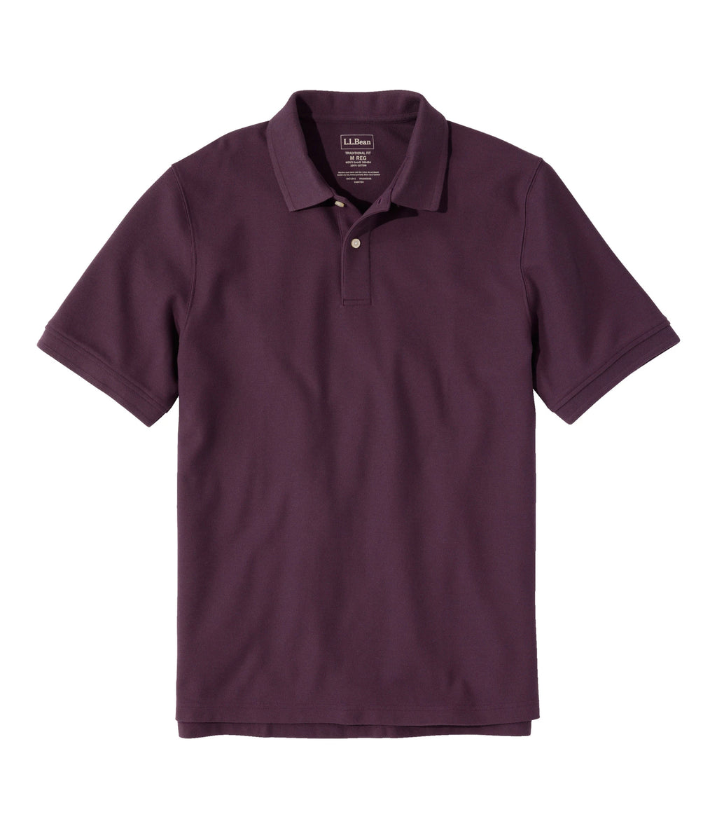 Men's Cotton Piqué Polo Shirt - Black