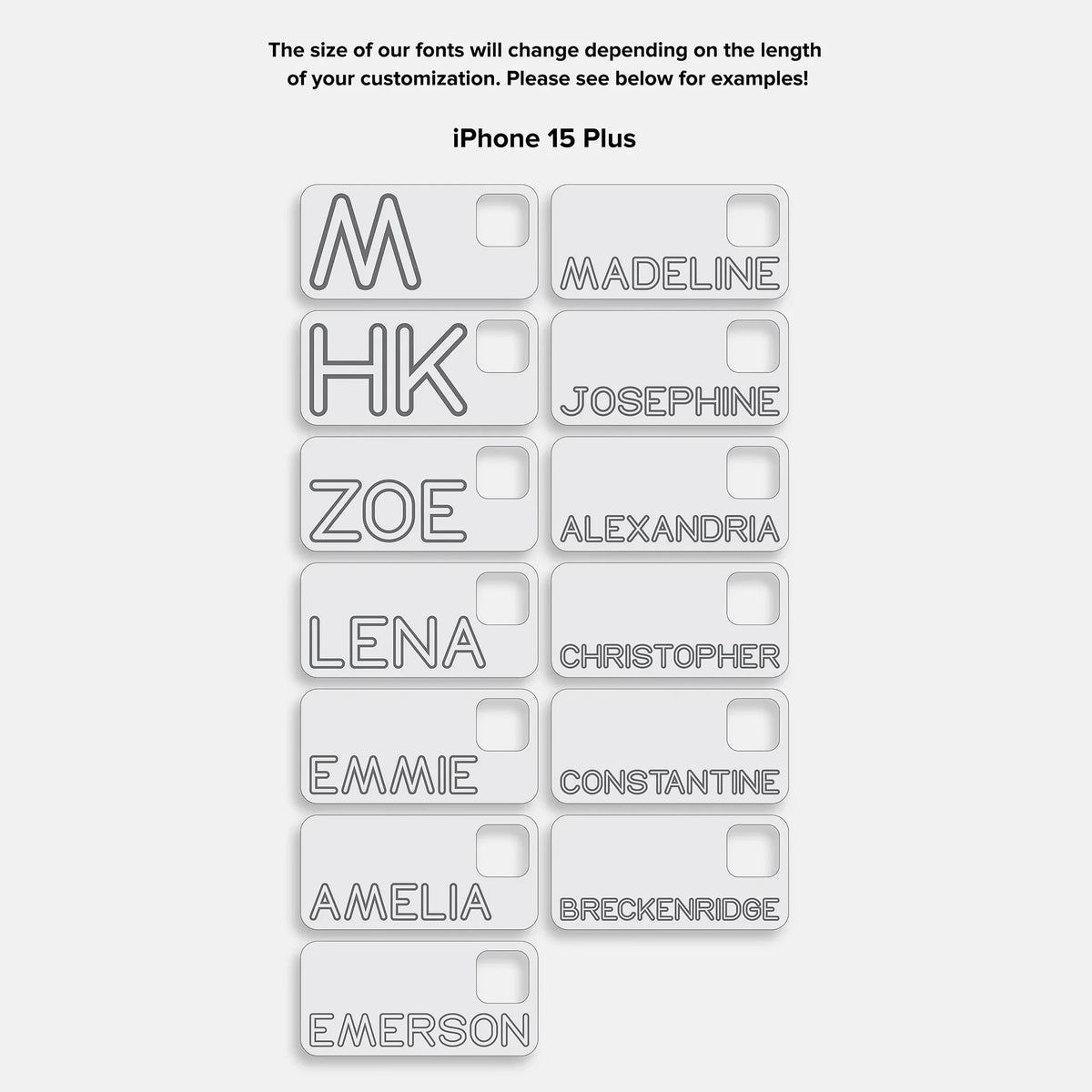 Custom Raised Letter Phone Case - Blue Yellow