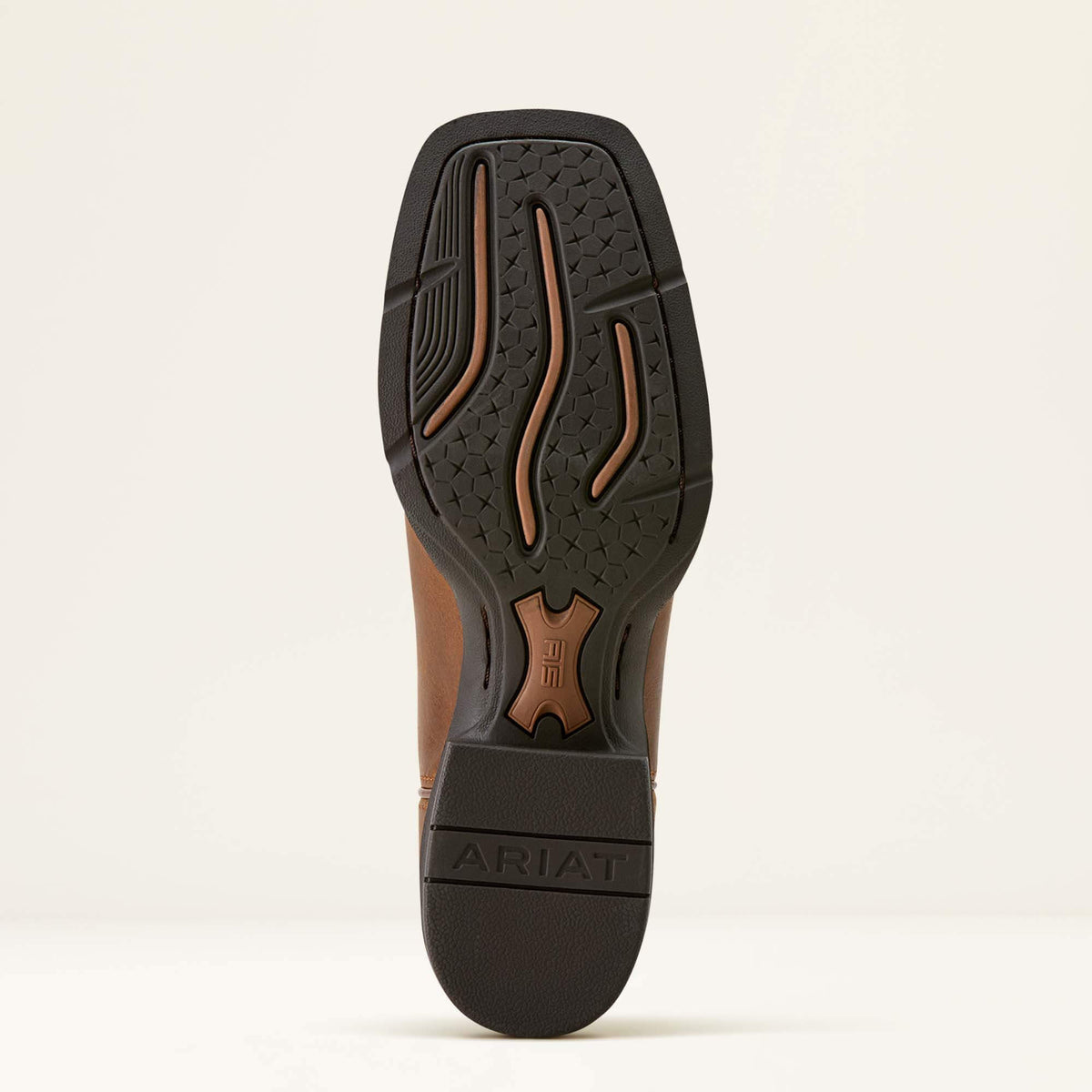 Women's Leather Wide Square Toe Western Boot