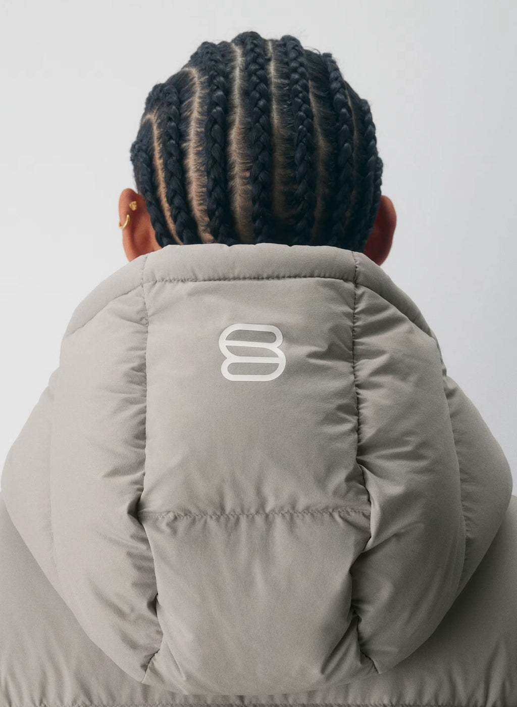 Short Down Puffer Jacket - Blue