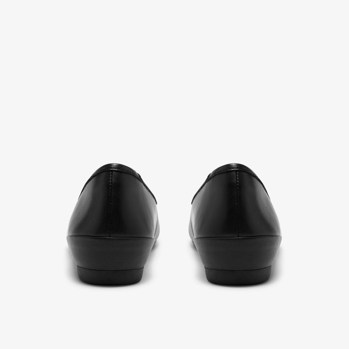 Leather Ballet Flat - Black