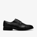 Leather Cap-Toe Oxford - Black