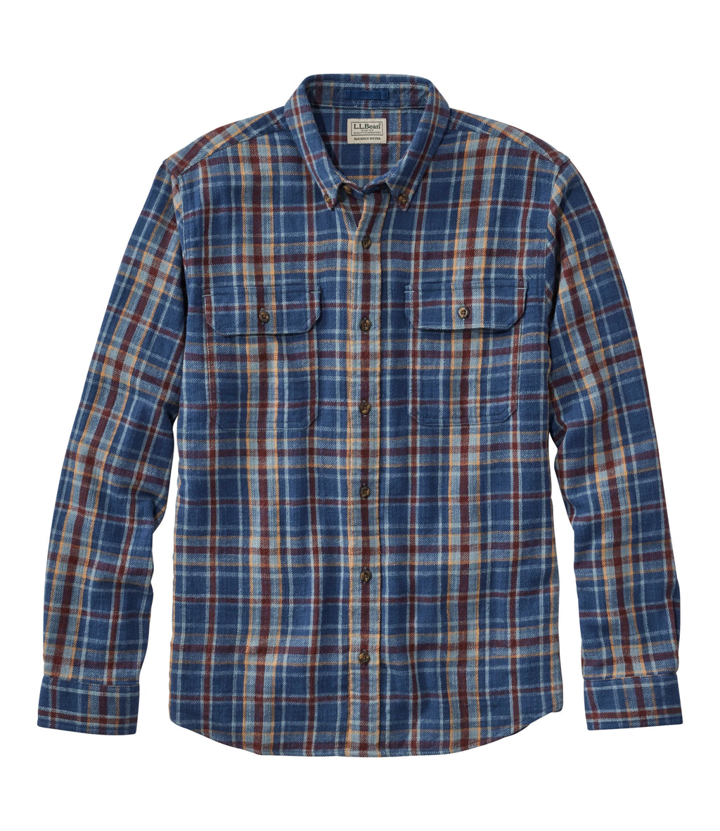 Men's Brushed Cotton Flannel Shirt - Barley